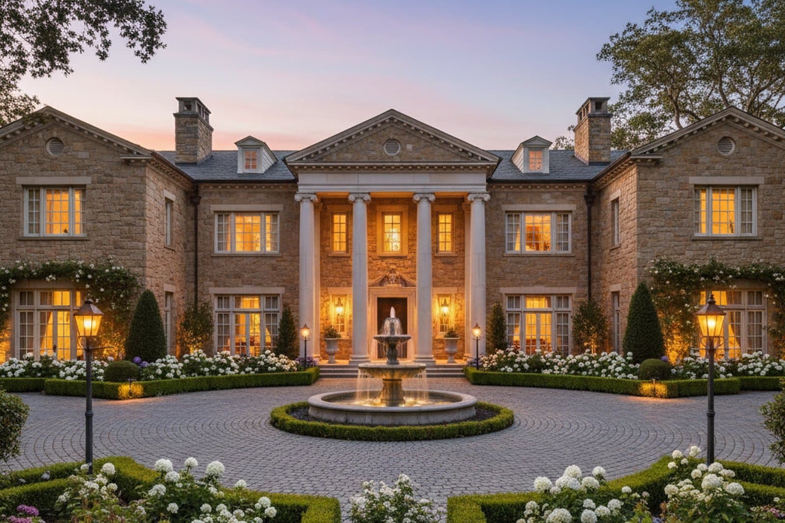 Hillsborough — Tudor and Mediterranean historic estates, the Peninsula's premier SF-facing luxury community