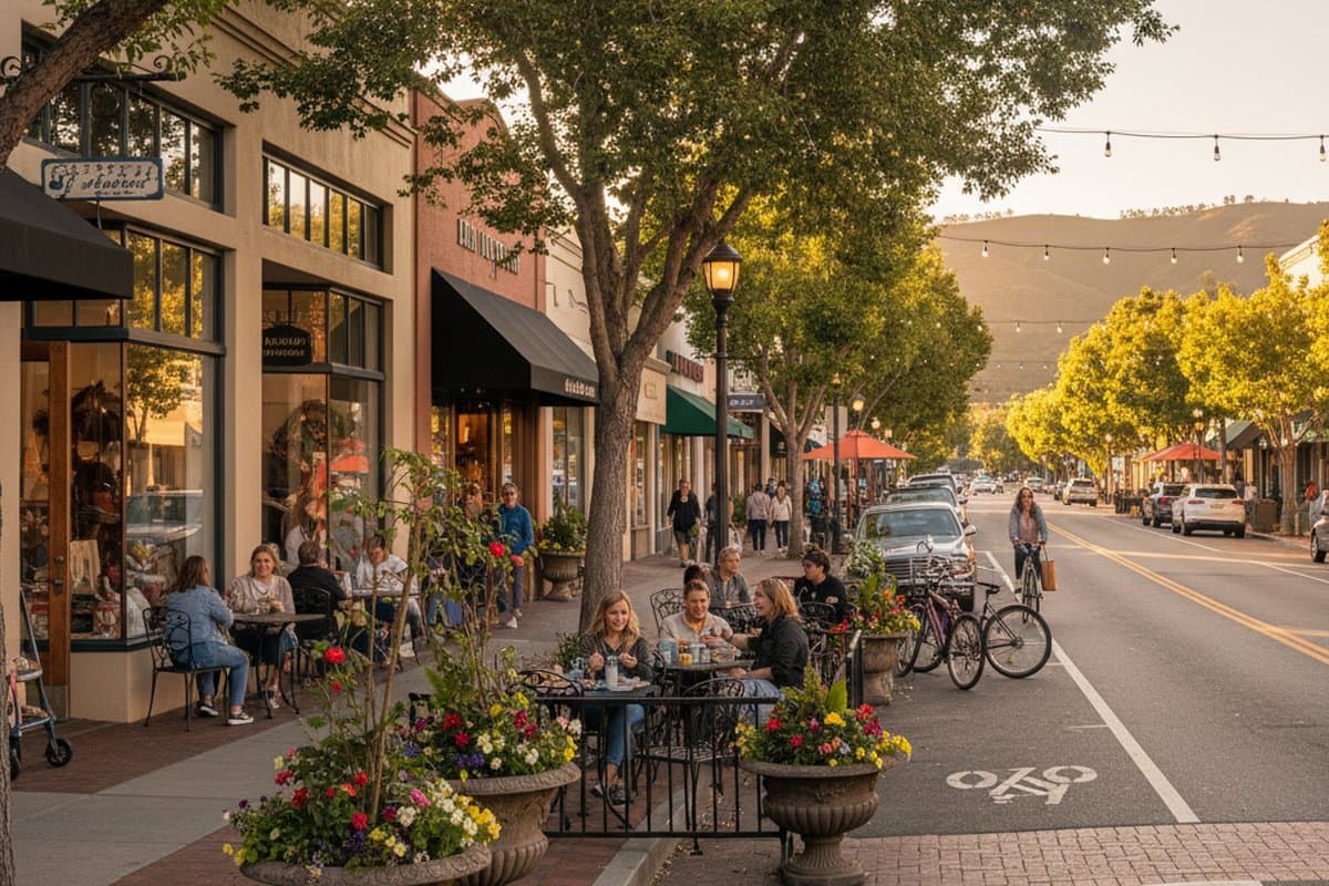 Downtown Los Altos Main Street boutique district